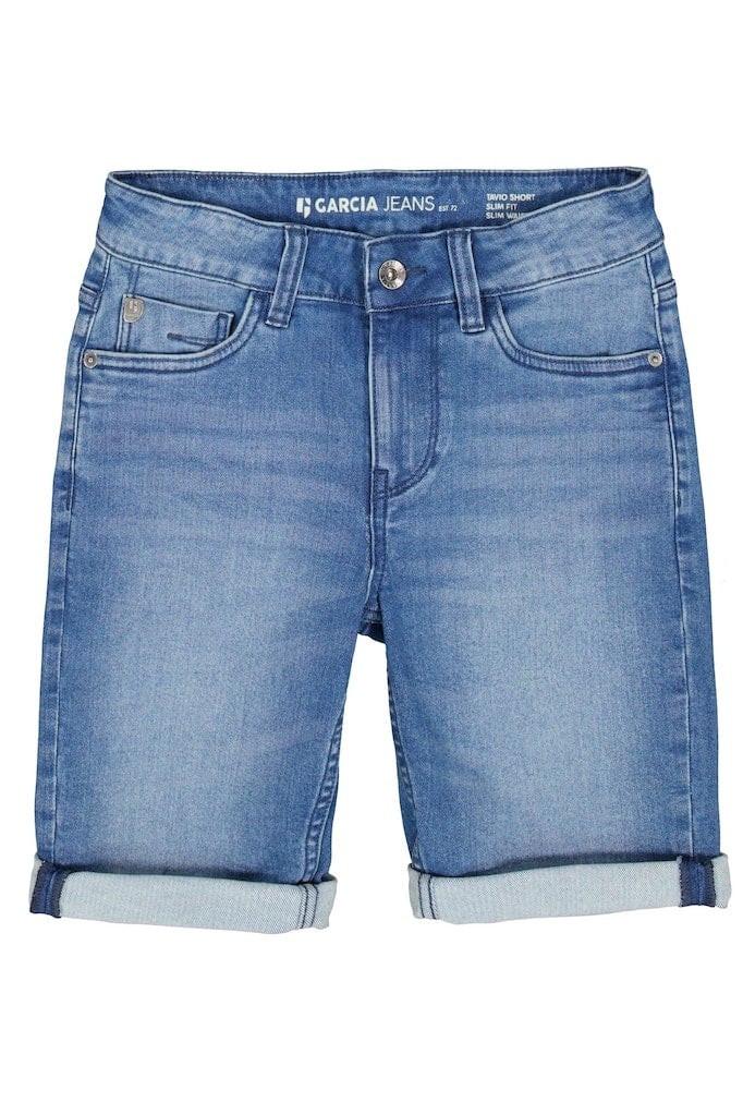 Jungen Jeans Shorts Tavio Medium Used Unisex Blau 134 von GARCIA