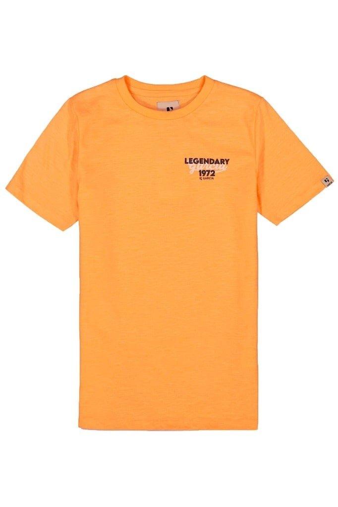 Jungen T-shirt Legendary Jungen Orange 164/170 von GARCIA