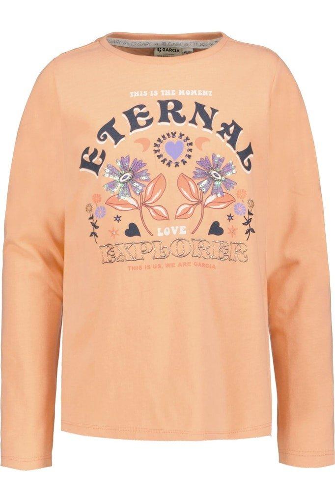 Mädchen Langarmshirt Eternal Mädchen Orange 116/122 von GARCIA