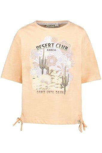 Mädchen T-shirt Desert Club Mädchen Orange 104/110 von GARCIA