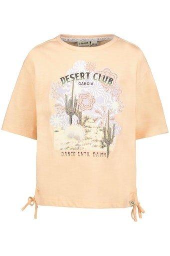 GARCIA - Mädchen T-Shirt Desert Club, 104/110, Orange von GARCIA