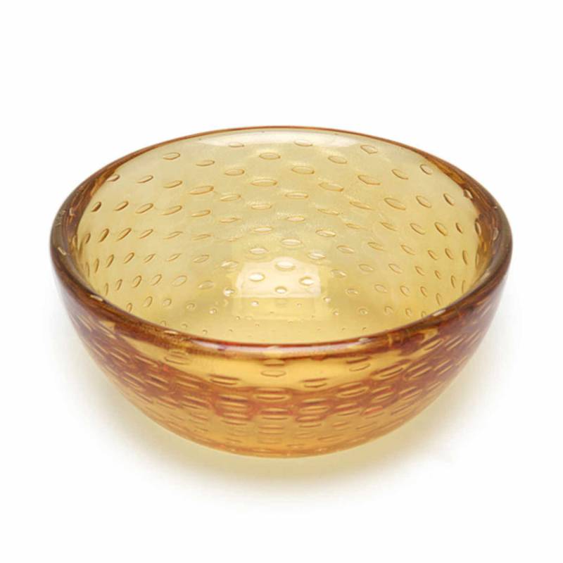 Bowl Balloton Schüssel, Farbe bernstein-gold von GARDECO