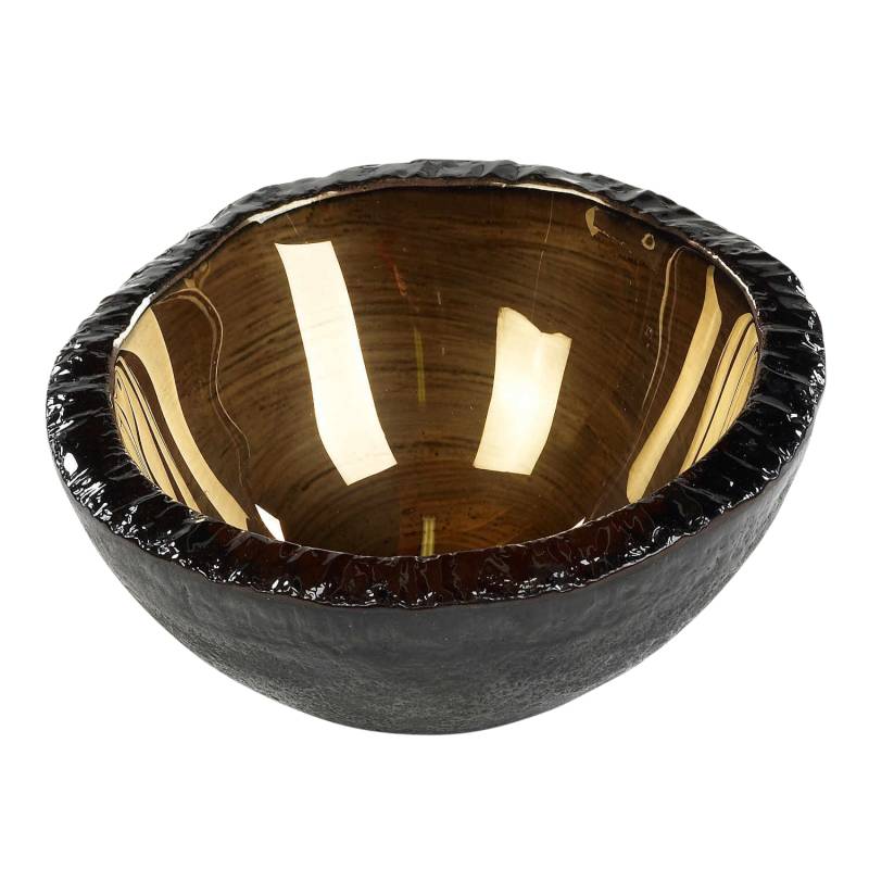 Bowl Bronze Schüssel, Grösse b. 18 x t. 18 x h. 8 cm von GARDECO