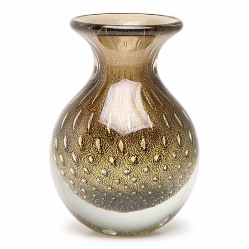 Mini Vase Balloton Low Vase, Farbe fume-gold von GARDECO