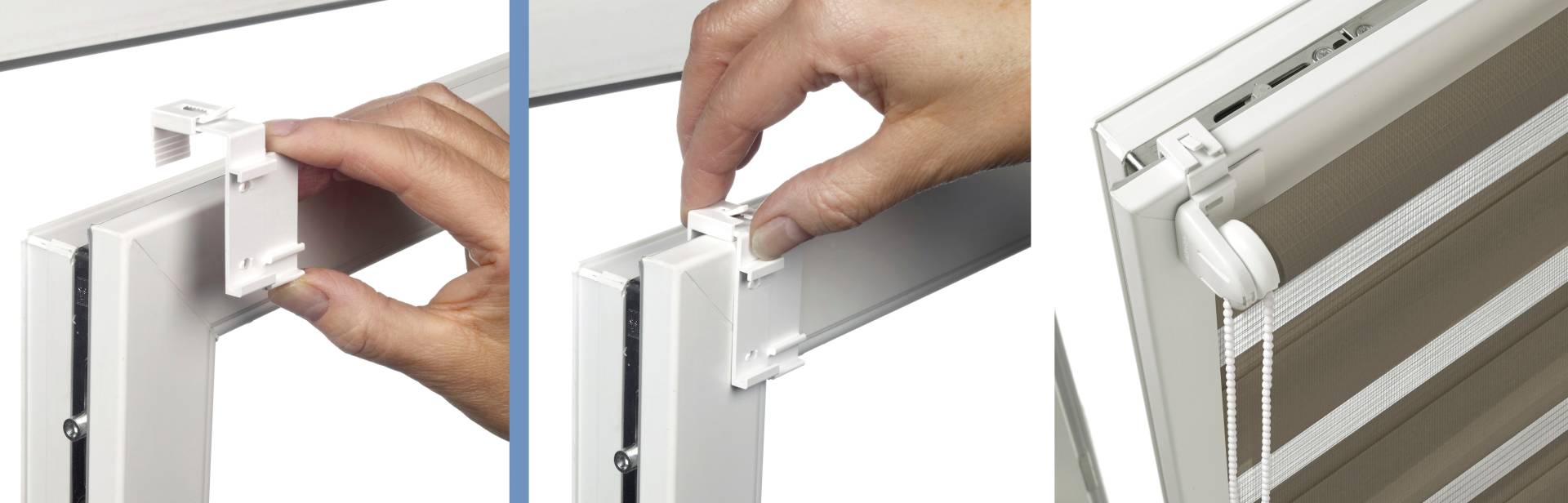 GARDINIA Doppelrollo »Easyfix«, halbtransparent, Sichtschutz, mit Bohren/ohne Bohren, freihängend, segmentweise gewebter Stoff GARDINIA Doppelrollo »Easyfix«, halbtransparent, Sichtschutz, mit Bohren/ohne Bohren, freihängend, segmentweise gewebter Stoff von GARDINIA