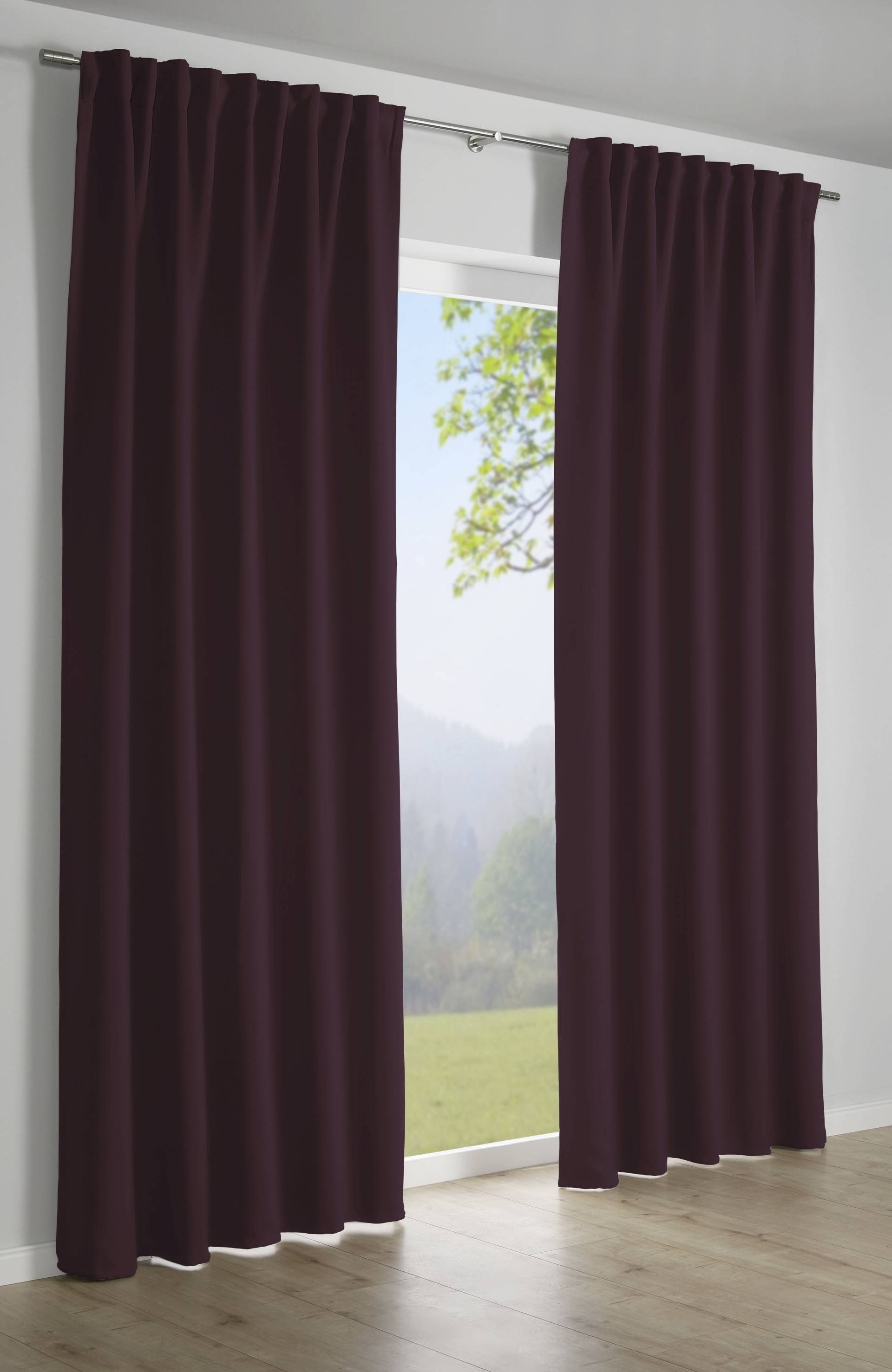 GARDINIA Gardine »Schal mit Gardinenband Dimout«, (1 St.), Stoff Dimout GARDINIA Gardine »Schal mit Gardinenband Dimout«, (1 St.), Stoff Dimout von GARDINIA