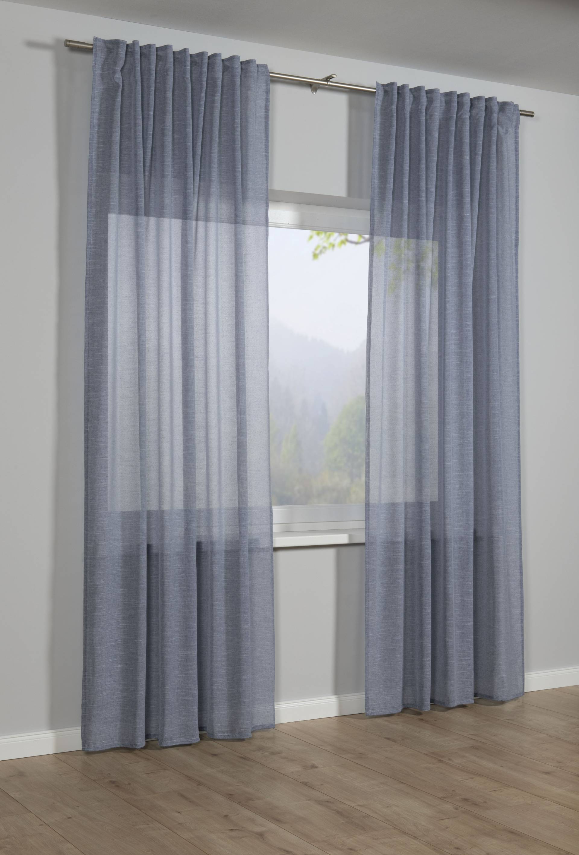 GARDINIA Gardine »Schal mit Gardinenband Struktur Uni«, (1 St.), mit Struktur Motiv GARDINIA Gardine »Schal mit Gardinenband Struktur Uni«, (1 St.), mit Struktur Motiv von GARDINIA