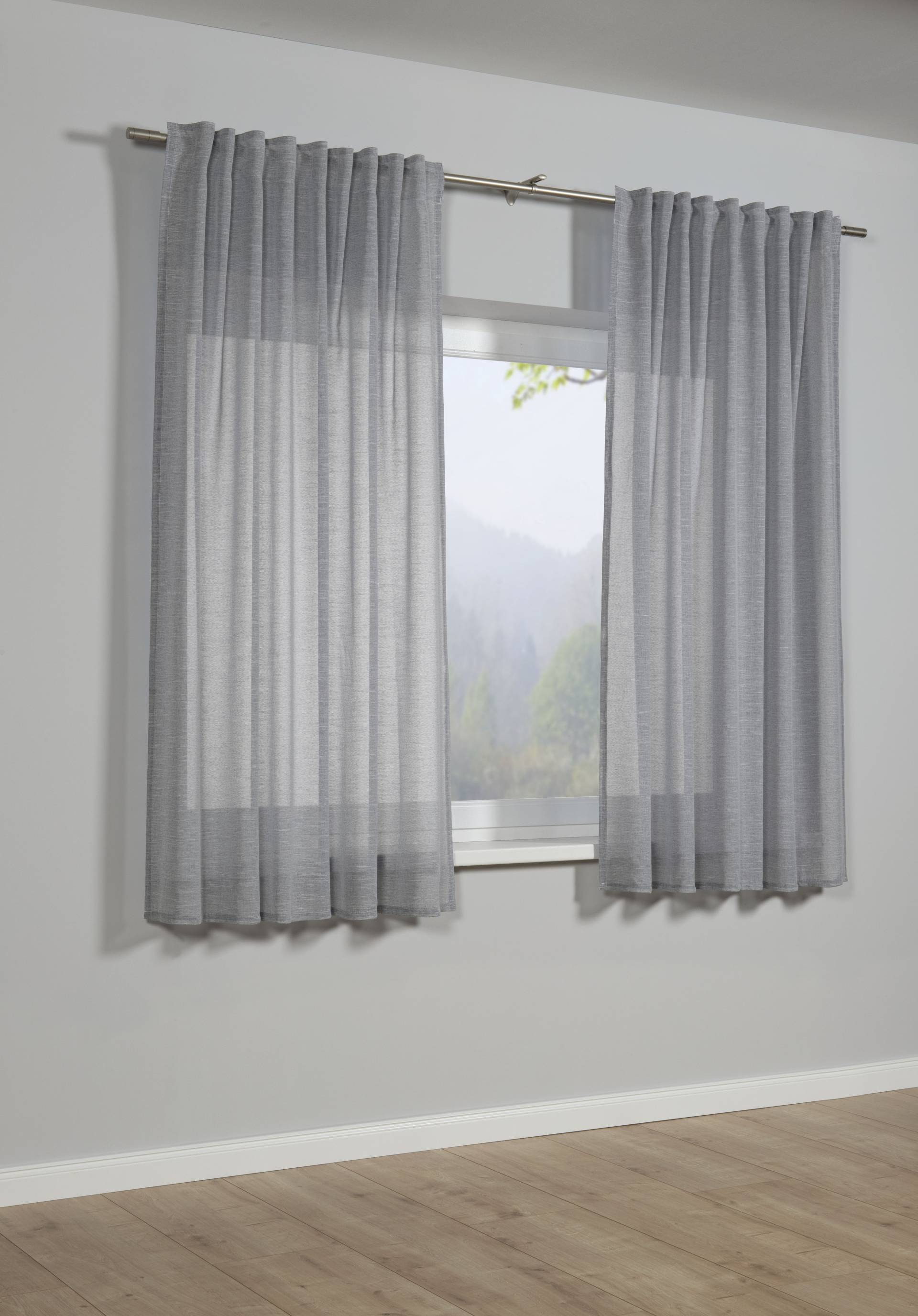 GARDINIA Gardine »Schal mit Gardinenband Struktur Uni«, (1 St.), mit Struktur Motiv GARDINIA Gardine »Schal mit Gardinenband Struktur Uni«, (1 St.), mit Struktur Motiv von GARDINIA