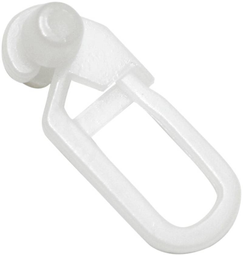 GARDINIA Gardinenring »Rollringe weiss«, (20 St.), Serie Einzelprogramm Gardinenstangen-Set Paros Ø 22/19 mm von GARDINIA