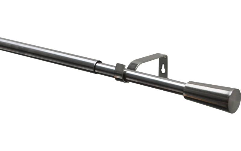 GARDINIA Gardinenstange »Set Kos Cone 1-Lauf 19/16 mm 120-210 cm« von GARDINIA
