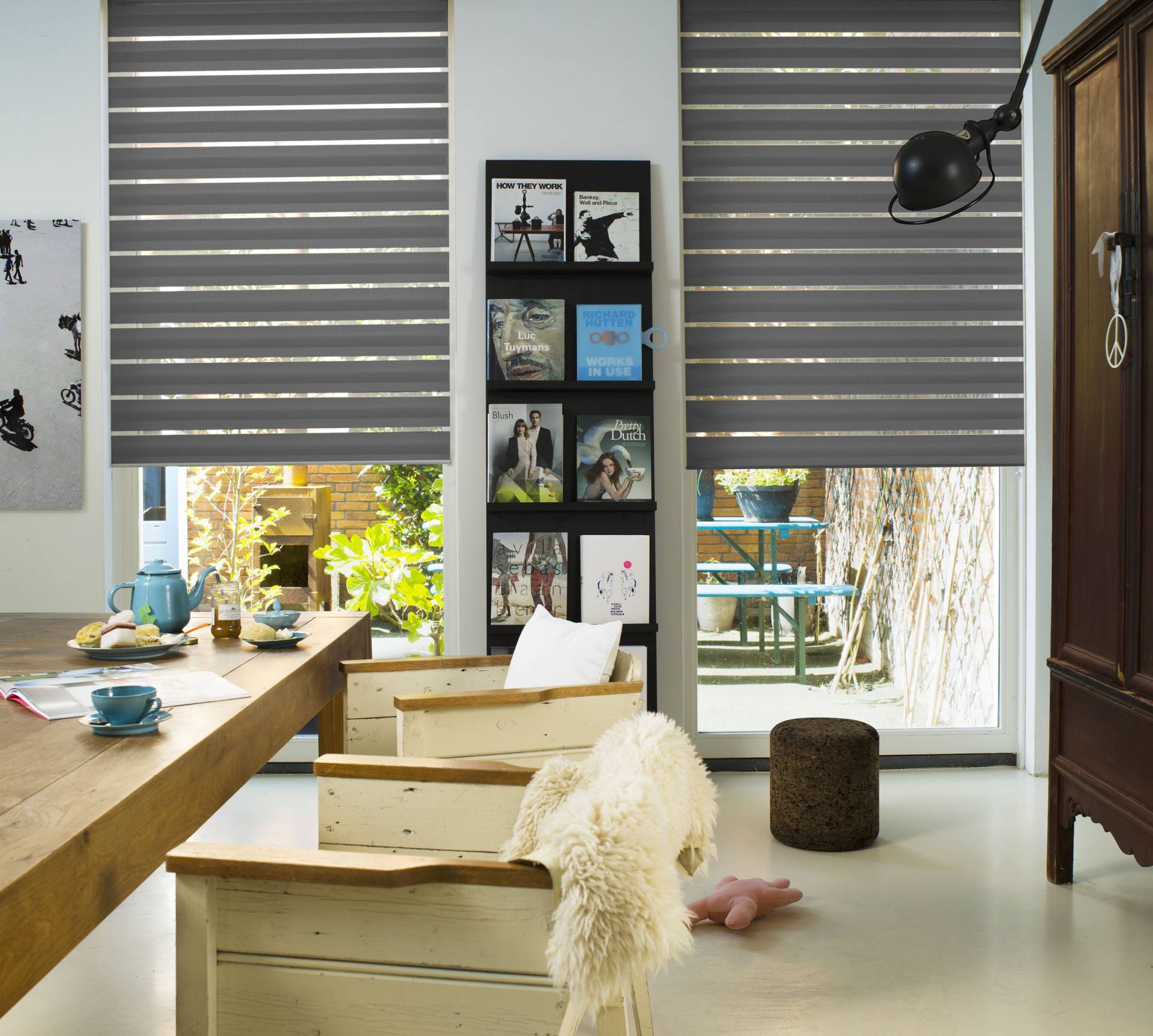 GARESA Doppelrollo »Duo-Rollo«, Lichtschutz, energiesparend, freihängend, Lichtregelung leicht gemacht, transparent und dicht in einem GARESA Doppelrollo »Duo-Rollo«, Lichtschutz, energiesparend, freihängend, Lichtregelung leicht gemacht, transparent und dicht in einem von GARESA