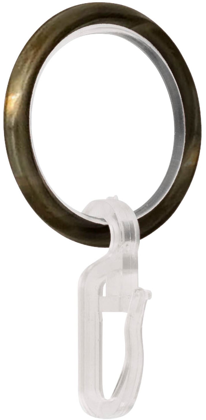 GARESA Gardinenring »Ring mit Haken«, (10 St.), für Durchmesser bis 16 mm, einfache Montage von GARESA