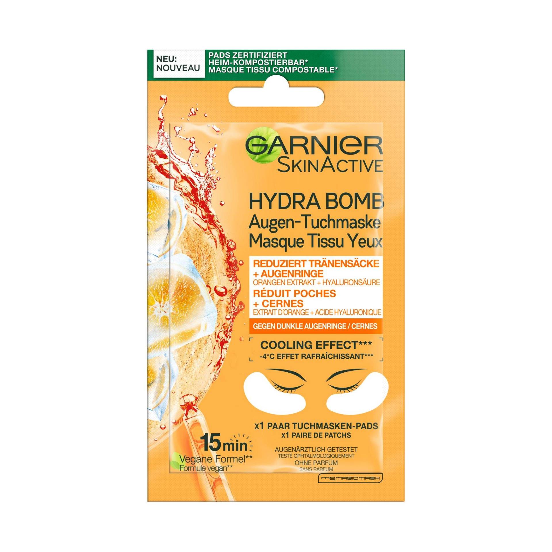 Hydra Bomb Augen-tuchmaske Orangenextrakt + Hyaluronsäure Damen  ONE SIZE