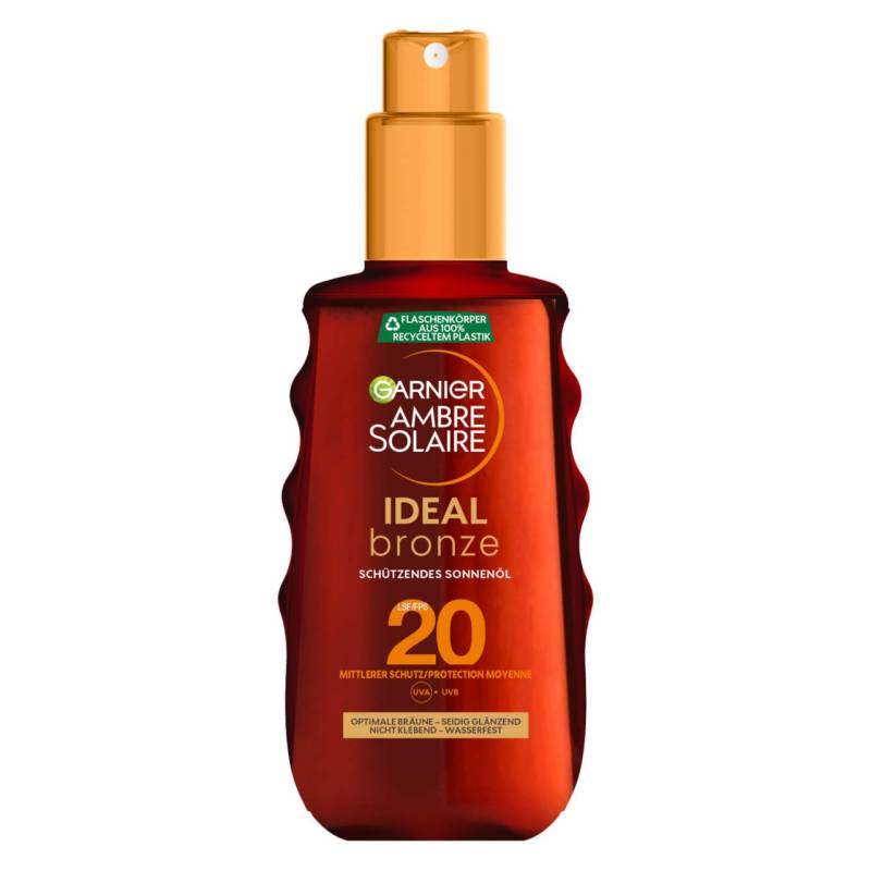 Ambre Solaire - Ideal Bronze Schützendes Sonnenöl LSF20 von GARNIER