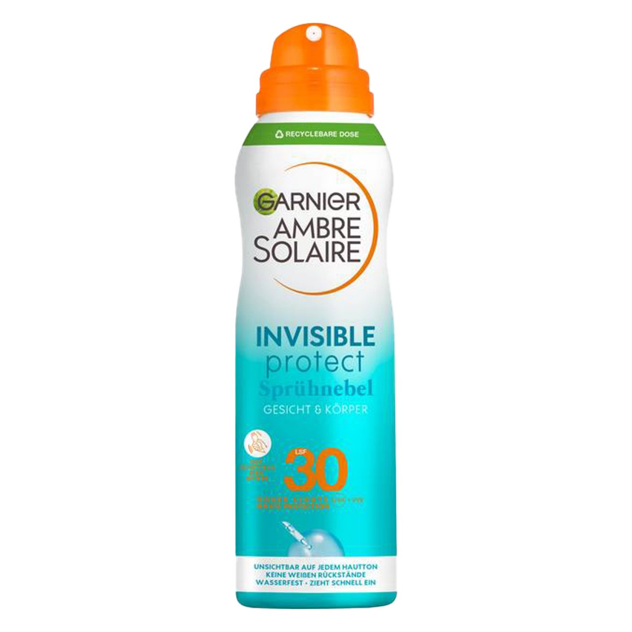 Ambre Solaire - Invisible Protect Sprühnebel SPF30 von GARNIER