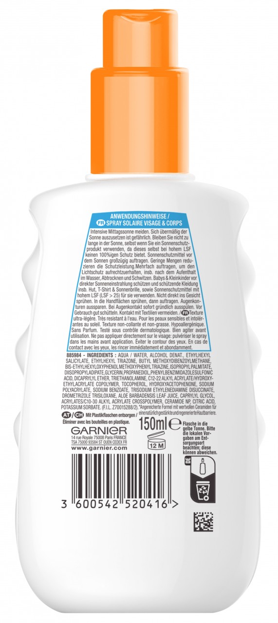 Ambre Solaire - Sensitive Expert+ Sonnenschutz-spray Lsf 50+ von GARNIER