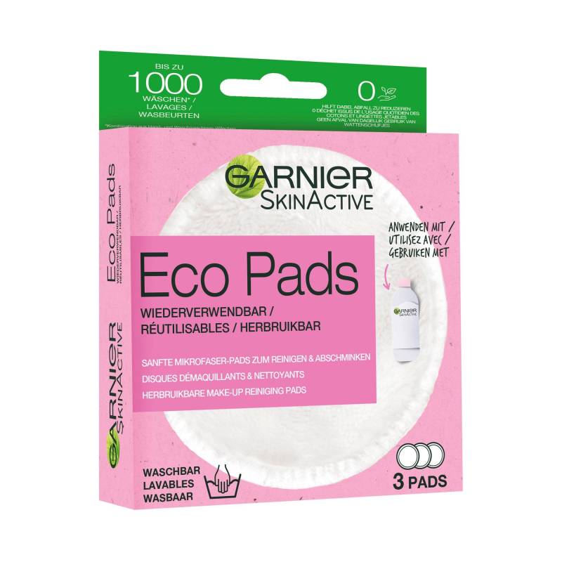 Skinactive Micellar Wiederverwendbare Eco Pads Damen  3 pezzi von GARNIER