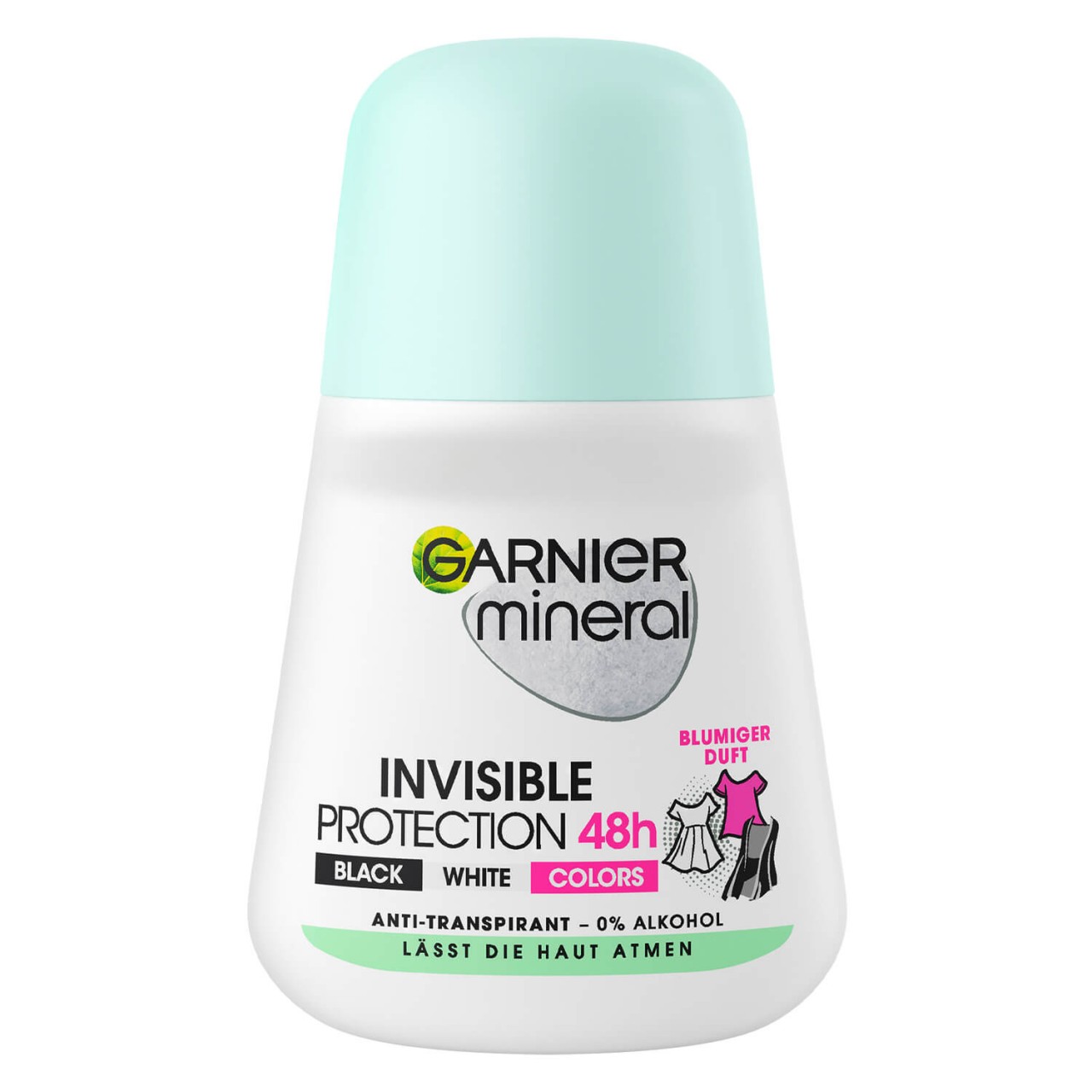 Garnier Mineral - Invisible Black, White & Colors Roll-on von GARNIER