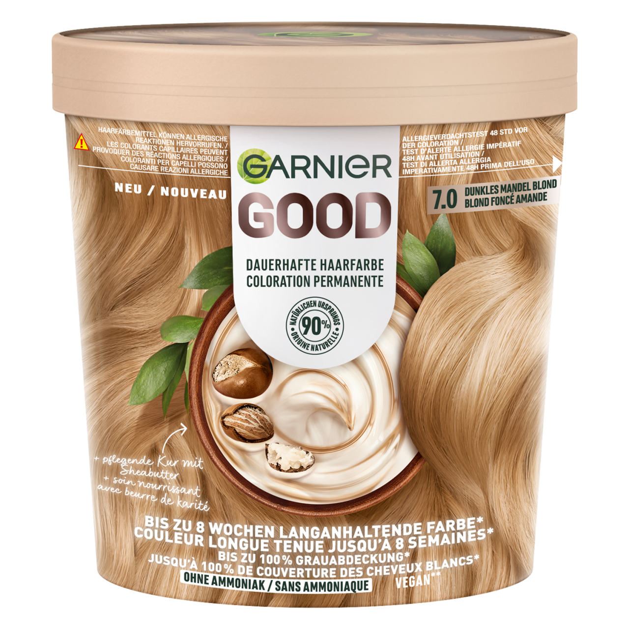 Good Color - Dauerhafte Haarfarbe 7.0 Dunkles Mandel Blond Good Color - Dauerhafte Haarfarbe 7.0 Dunkles Mandel Blond von GARNIER