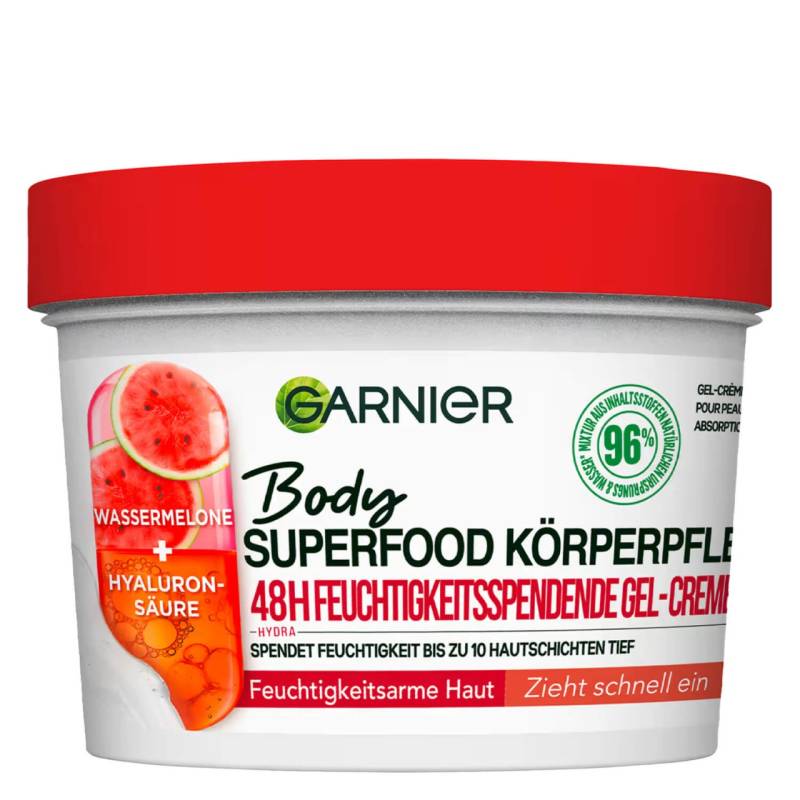 Skinactive Body - Body Superfood 48H Gel-Creme Wassermelone & Hyaluronsäure von GARNIER