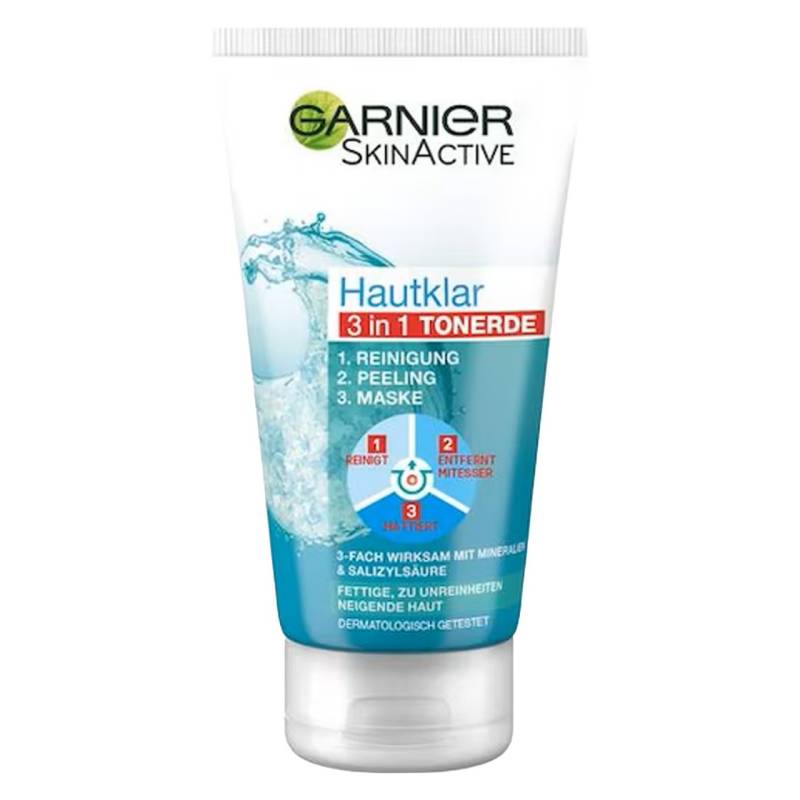 Skinactive Face - Hautklar 3in1 Reinigung + Peeling + Maske von GARNIER