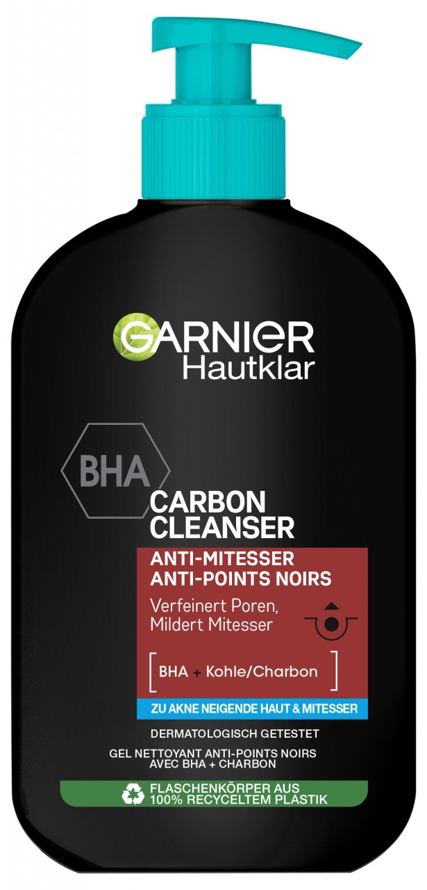 Skinactive Face - Hautklar Waschgel BHA Carbon Cleanser Anti-Mitesser von GARNIER