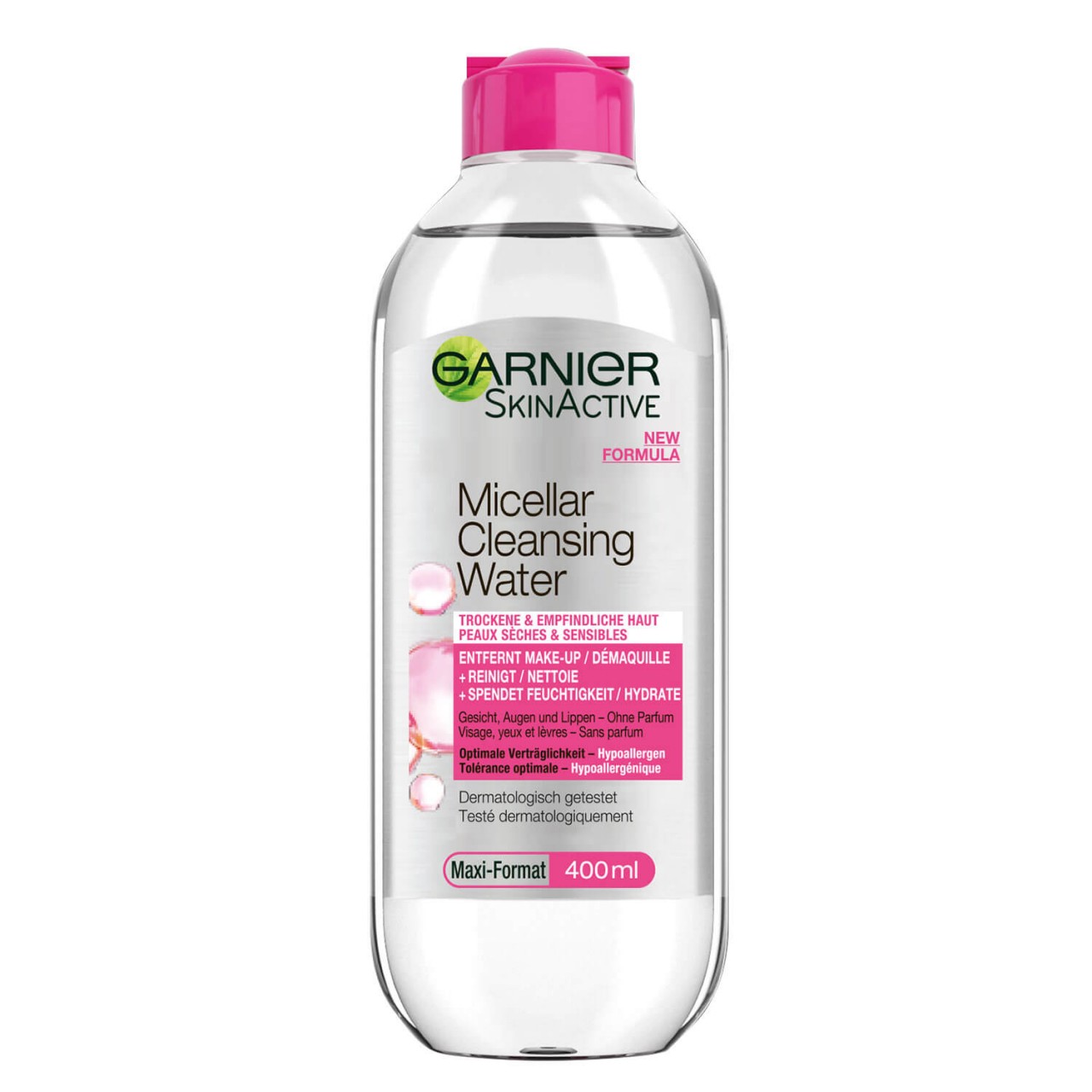 Skinactive Face - Mizellen Reinigungswasser für trockene & empfindliche Haut von GARNIER