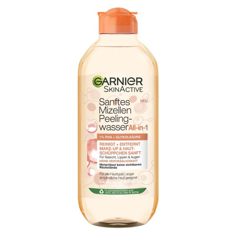 Skinactive Face - Sanftes Mizellen Reinigungswasser All-in-1 mit Peeling Effekt von GARNIER