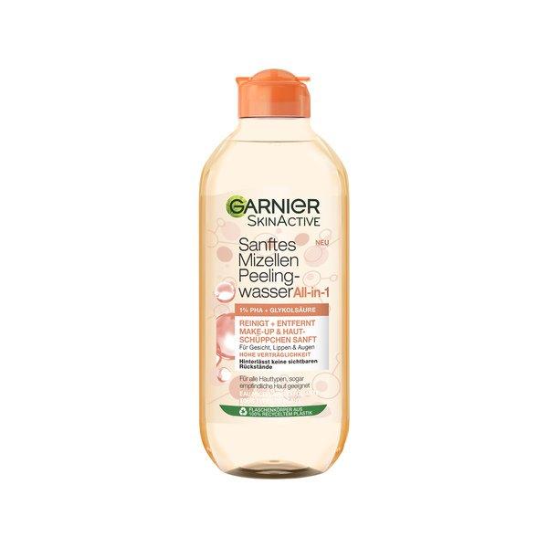 Skinactive Sanftes Mizellen Reinigungswasser All-in-1 Mit Peeling-effekt + 1% Pha + Glykolsäure Damen  400ml von GARNIER