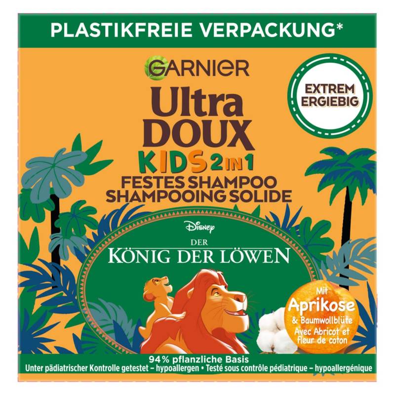 Ultra Doux Haircare - Aprikose & Baumwollblüte Festes Kindershampoo von GARNIER