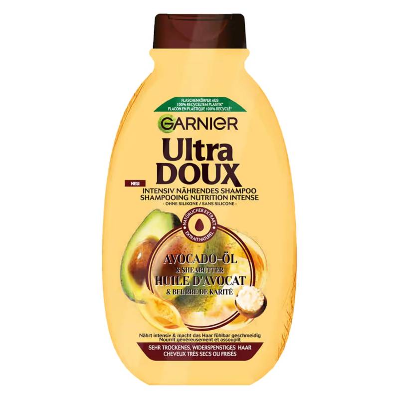 Ultra Doux Haircare - Avocado-Öl & Sheabutter Shampoo von GARNIER