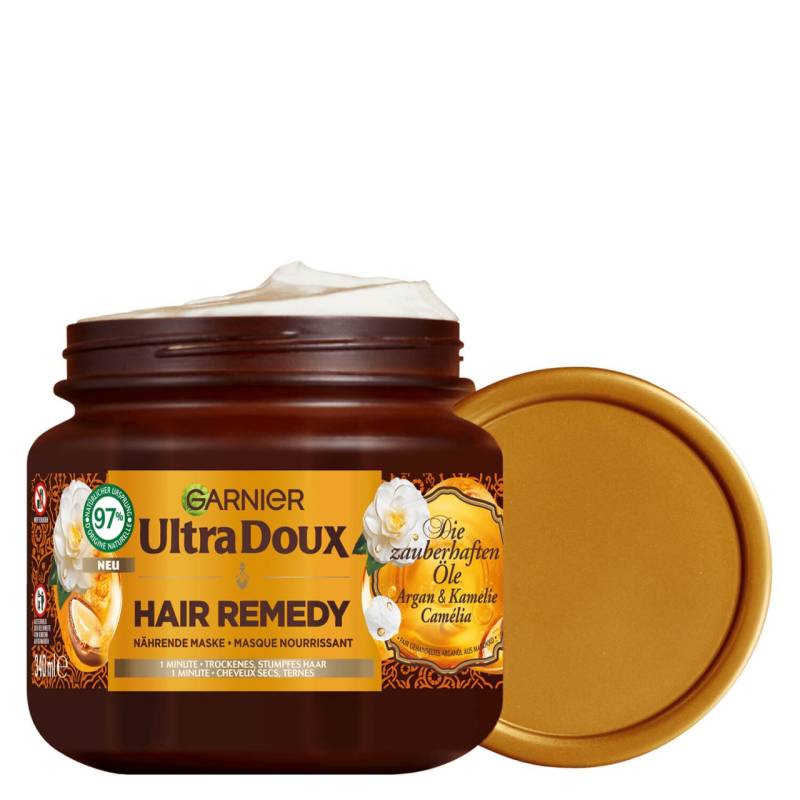 Ultra Doux Haircare - Hair Remedy Argan- & Camelia Öl Tiefenpflege-Maske von GARNIER