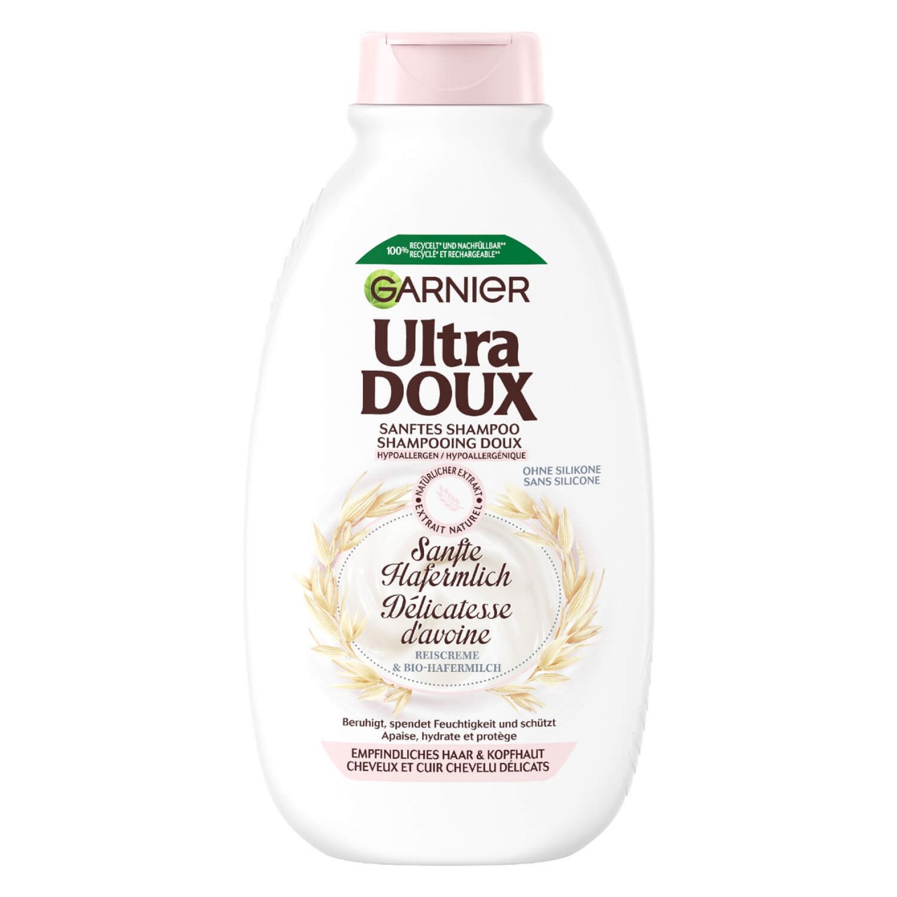 Ultra Doux Haircare - Sanfte Reiscreme & Hafermilch Shampoo von GARNIER