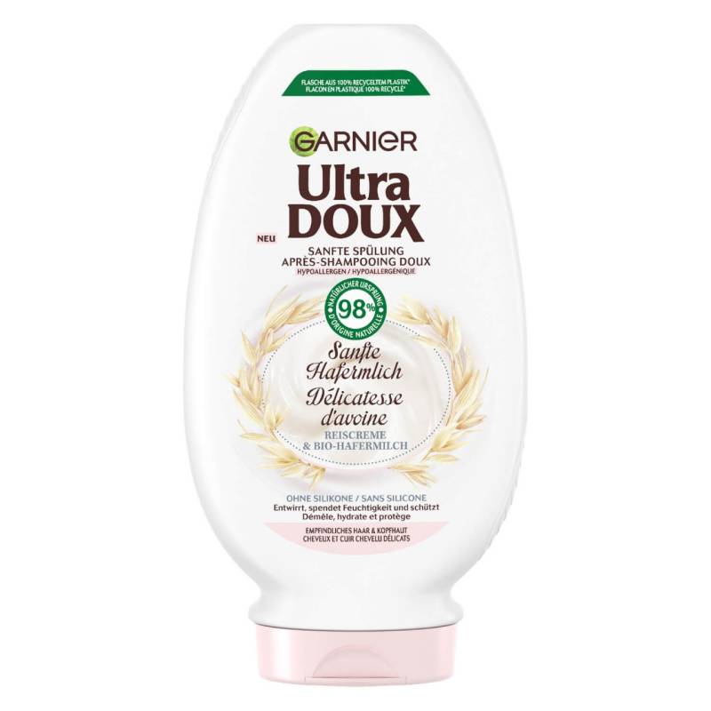 Ultra Doux Haircare - Sanfte Reiscreme & Hafermilch Spülung von GARNIER