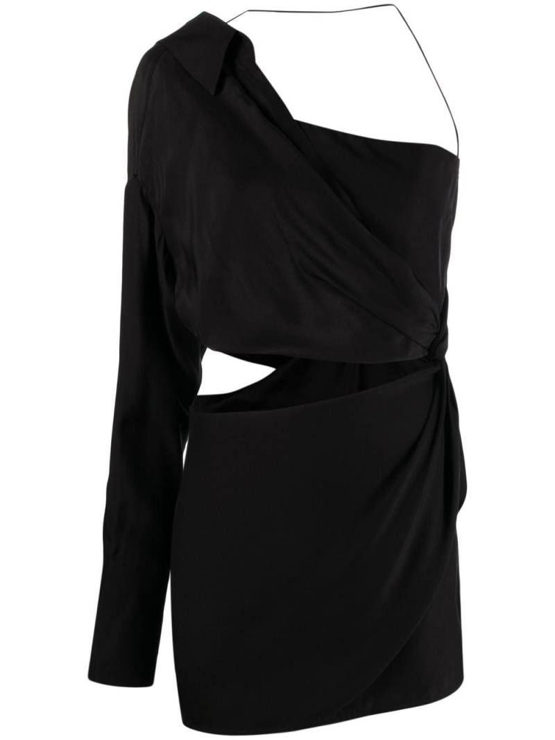 GAUGE81 Arica one-shoulder minidress - Black von GAUGE81