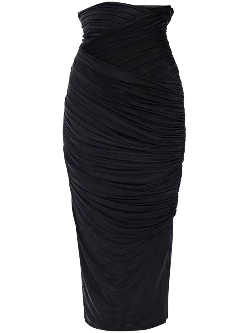 GAUGE81 Salto midi skirt - Black von GAUGE81