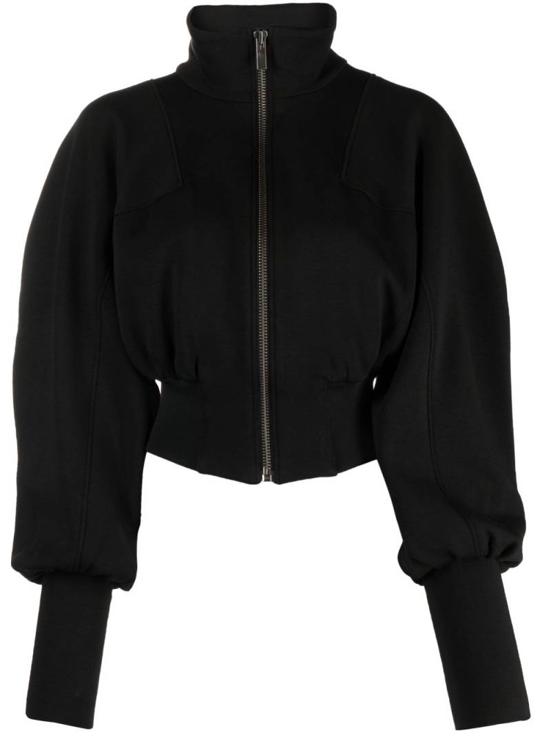 GAUGE81 Tabora cut-out jersey jacket - Black von GAUGE81