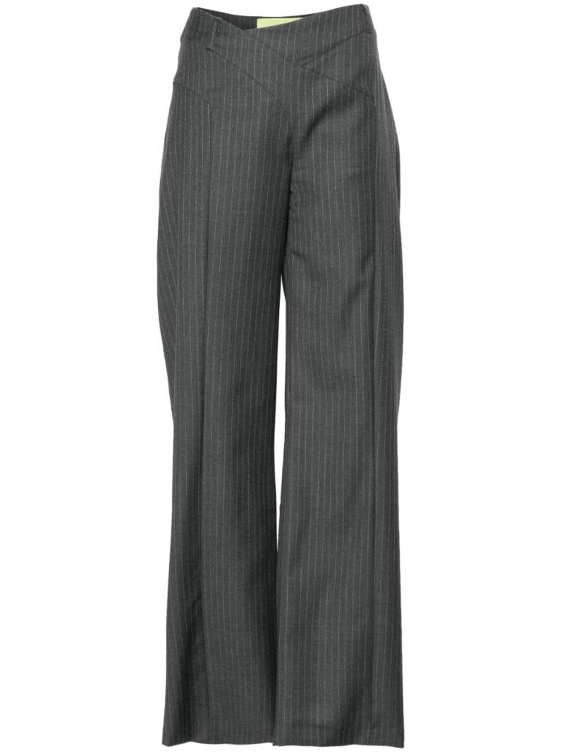 GAUGE81 Tora pinstriped palazzo pants - Grey von GAUGE81