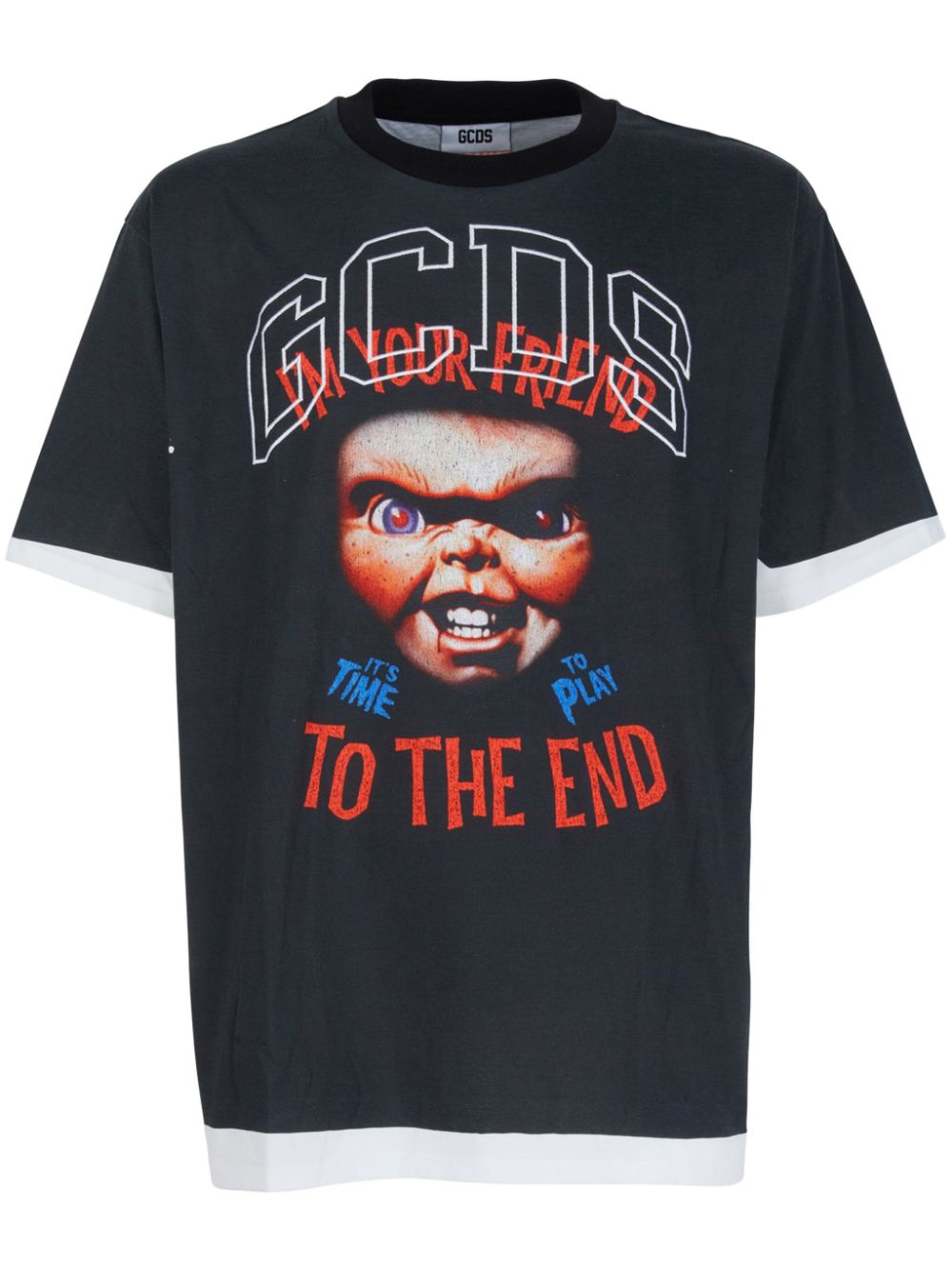 GCDS Chucky T-shirt - Black von GCDS