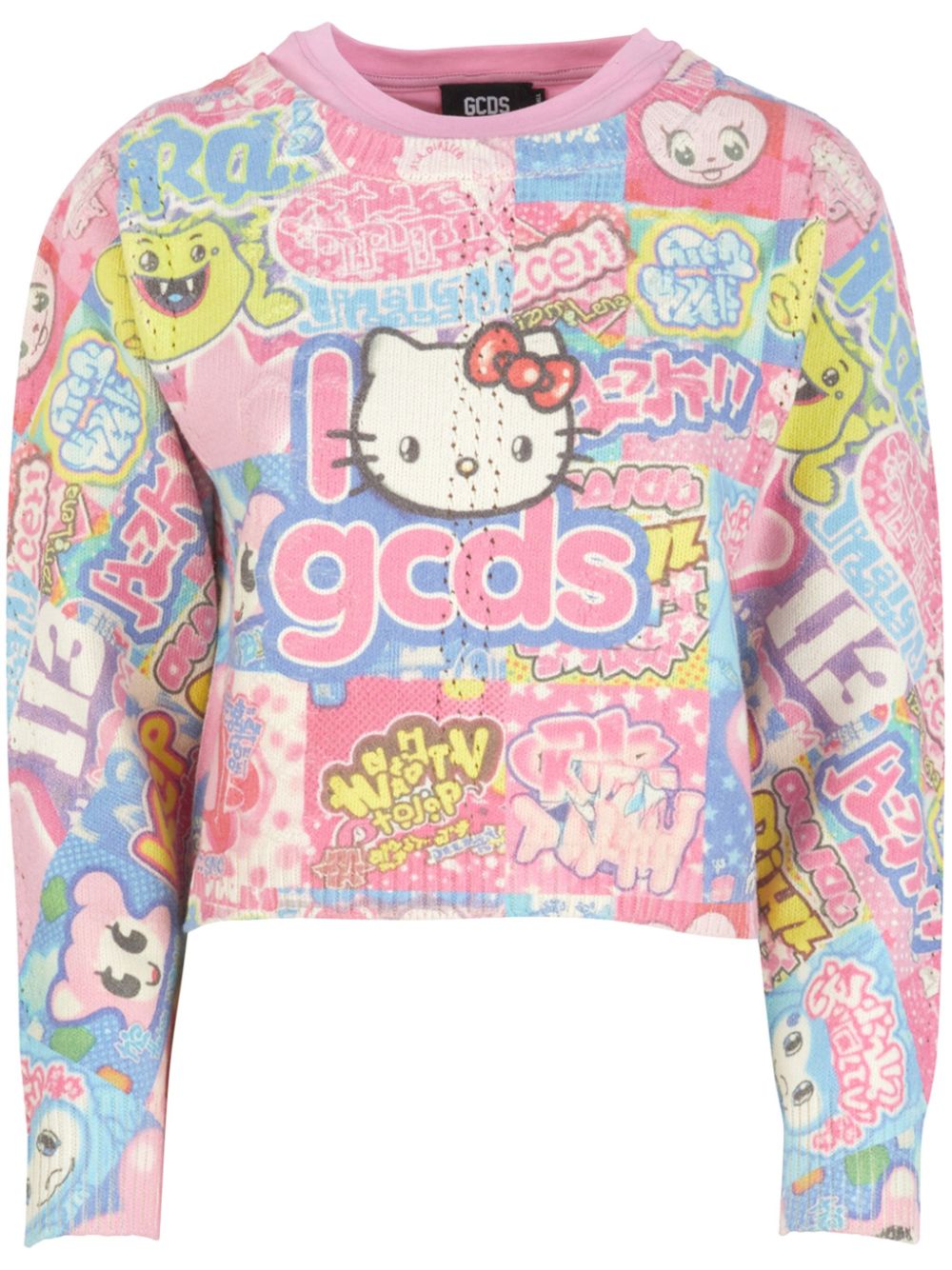 GCDS Hello Kitty printed sweater - Pink von GCDS