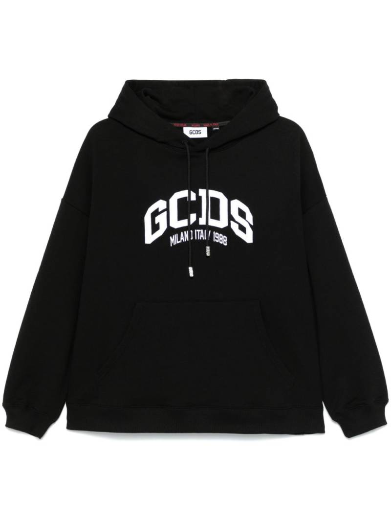 GCDS Lounge Logo 1988 hoodie - Black von GCDS