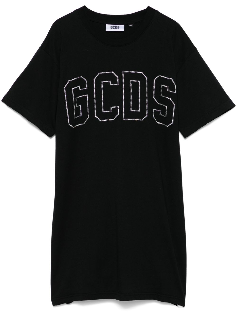 GCDS crystal-logo T-shirt - Black von GCDS