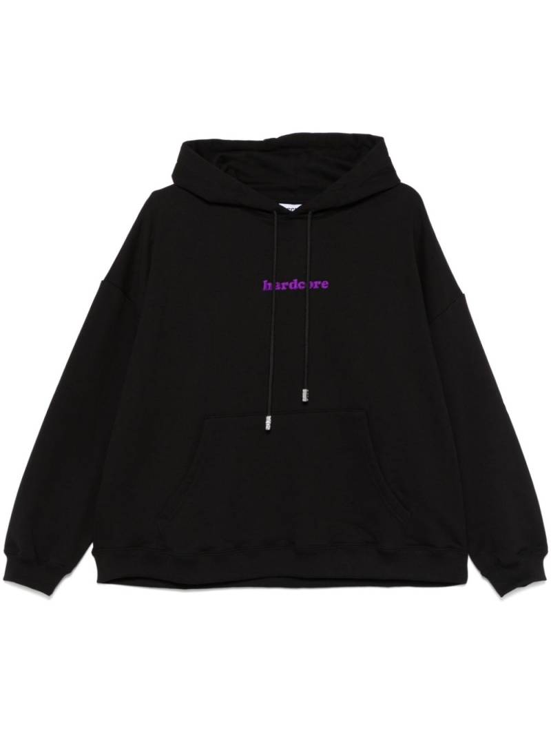 GCDS embroidered hoodie - Black von GCDS