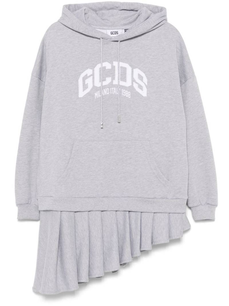 GCDS hooded dress - Grey von GCDS