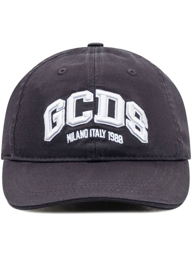 GCDS logo-embroidered baseball cap - Black von GCDS