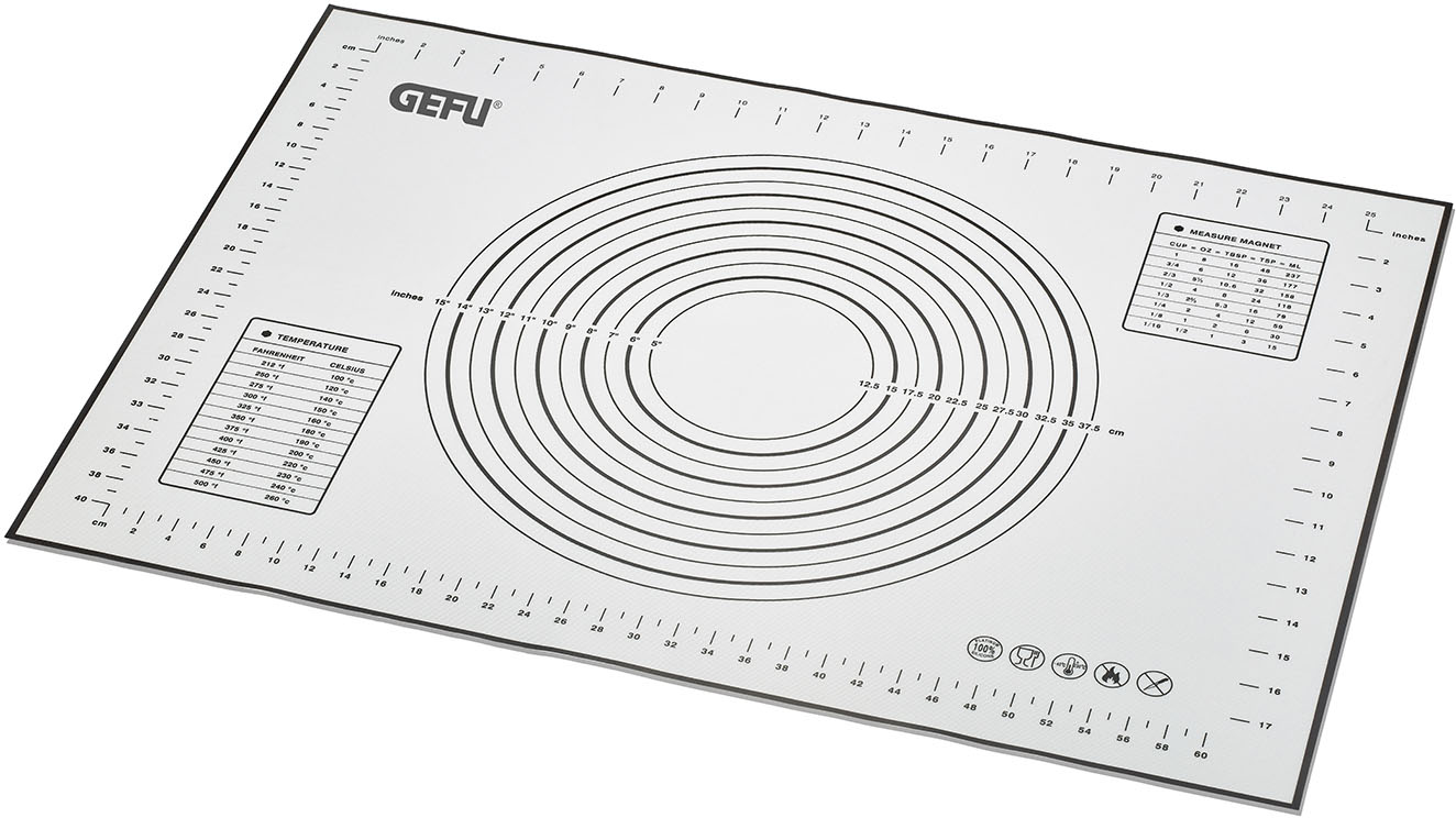 GEFU Ausrollmatte »PAD«, (1 tlg.), spezielle Silikonbeschichtung mit Antihaft-Wirkung von GEFU