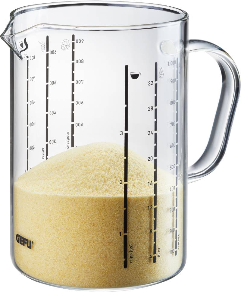 GEFU Messbecher »METI, 1000 ml«, Glas, Ausgiessnase, 1 Liter von GEFU