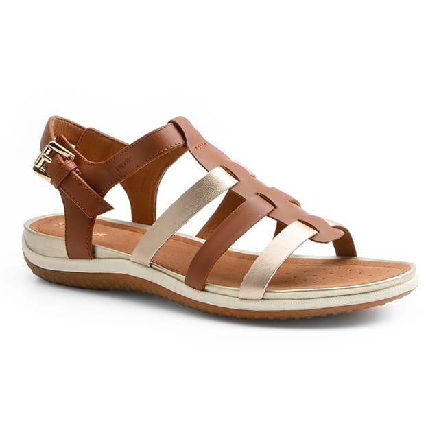 Geox - D S.vega, für Damen, Cognac, Größe 36 von Geox