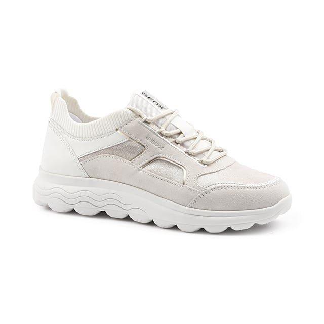 Geox - D Spherica C-40, für Damen, Écru, Größe 40 von Geox