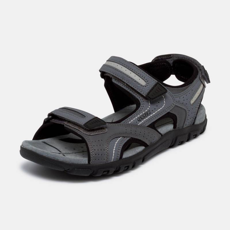 Geox - Sandalen, für Herren, Grau, Größe 44 von Geox